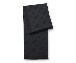 BOSS Sciarpa con monogrammi in modal e lana - Style Monyque_100*200, 50555434 Nero pz.