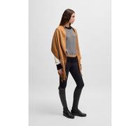 BOSS Sciarpa da equitazione con logo ricamato - Style SOFT SCARF LOGO SKY CAPTAIN, B6U1604 Marrone pz.