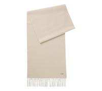 BOSS Sciarpa Donna In Lana Con Rivetto Con Logo Zesy 35 180 50517216 Avorio