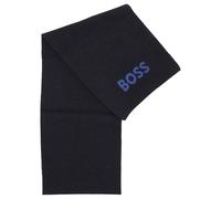 BOSS sciarpa Elios Knitted Scarf Dark Blue blu scuro