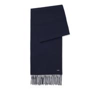 BOSS Sciarpa in cashmere con frange ritorte - Style Pyetro_30*190, 50549829 Blu scuro pz.
