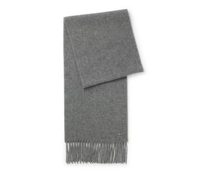 BOSS Sciarpa in cashmere con targhetta con logo in metallo - Style Pyetro_30*190, 50549829 Grigio pz.