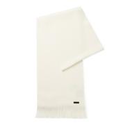 BOSS Sciarpa in lana vergine ecosostenibile con lavorazione Raschel - Style Albas, 50495340 Bianco pz.