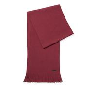BOSS Sciarpa in lana vergine ecosostenibile con lavorazione Raschel - Style Albas, 50495340 Rosso scuro pz.