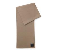 BOSS Sciarpa in misto lana con targhetta con logo - Style Foxon_R_Scarf, 50548891 Beige pz.