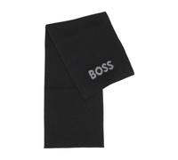 Boss - Sciarpa in misto lana stampata - - Accessories - Uomo - Nero - ONE SIZE