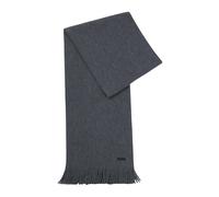 BOSS Sciarpa in Lana Vergine Lavorazione Raschel Modello Albas 50495340 Grigio