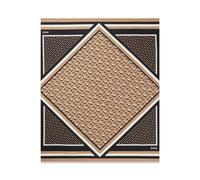 BOSS Sciarpa realizzata in Italia in twill di seta con stampa - Style Lainy_1_90*90, 50536118 Beige a motivi pz.