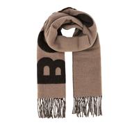 BOSS Sciarpa 'Rikard' camoscio / nero Uomo BOSS One Size