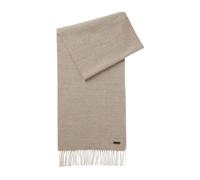 BOSS Sciarpa double-face in lana con etichetta con logo - Style Naster_Re_35*180, 50572414 Marrone chiaro pz.