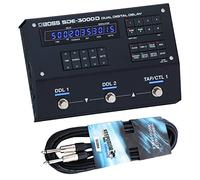 Boss SDE-3000D Dual Digital Delay - Pedale con cavo jack Keepdrum