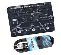 Boss SDE-3000EVH Digital Stereo Dual Delay Van Halen Edition + Keepdrum Cavo Jack