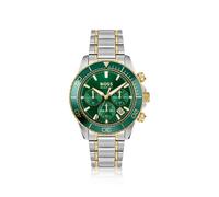 BOSS Cronografo bicolore Sealiner con quadrante verde - Style SEALINER, 58733306 Color argento pz.