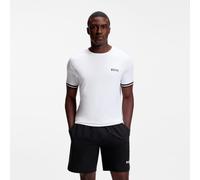 BOSS Active T-shirt slim fit con goffratura a pallina da tennis - Style TS_TOC Serve 2, 50559207 Bianco XXL