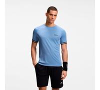 BOSS Active T-shirt slim fit con goffratura a pallina da tennis - Style TS_TOC Serve 2, 50559207 Celeste XXL