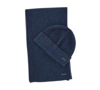Boss - Set Berretto e Sciarpa Ercole - - Accessories - Uomo - Blu - ONE SIZE