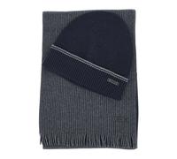 Boss - Set cappello e sciarpa Fortuno - - Accessories - Uomo - Blu - ONE SIZE