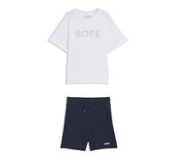 BOSS Set con bermuda e T-shirt per bambini con loghi stampati - Style J52063/10P04A, J52063 Bianco 126