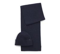 BOSS Set con cappello e sciarpa in confezione regalo - Style Uboldi_SET, 50556171 Blu scuro pz.