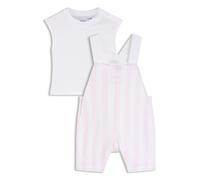 BOSS Set con salopette in cotone e T-shirt per neonati in confezione regalo - Style J53067/46L01M, J53067 Rosa chiaro 74