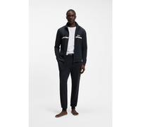 BOSS Set di tuta in cotone elasticizzato con logo e striscia esclusiva - Style Long Set 1, 50515468 Blu scuro XXL