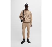 BOSS Set di tuta in cotone interlock con dettagli del logo - Style TracksuitWesmallhood, 50541065 Beige XXL
