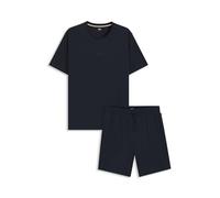 Boss Set Pigiama da Uomo Relax Short Set 10269542 01, Dark Blue 406, XXL