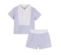 BOSS Set Polo+Pantaloncini Baby Boys, Blu, blu, 6 mesi