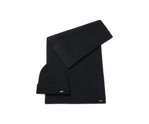 BOSS Set regalo con berretto e sciarpa effetto glitterato - Style Linia_set, 50502563 Nero pz.
