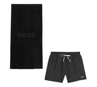 BOSS Set Uomo Telo Mare e Costume Beach Set 50536351 Colore Nero