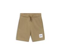 BOSS Shorts in pile bambini con etichetta con logo - Style J52928/73K04A, J52928 Marrone 126