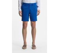 BOSS Shorts modern fit in twill di cotone elasticizzato sovratinto - Style H-Kane1-Shorts, 50575222 Blu 30