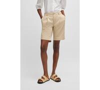BOSS Shorts relaxed fit a vita alta n cotone elasticizzato - Style C_Taggie1-D, 50511957 Beige chiaro 42