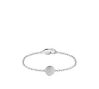 BOSS Silver-tone cuff with Double B monogram medallion - Style DOUBLE B COIN, HB1580763 Color argento M