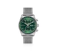 BOSS Skytraveller Pro orologio con quadrante verde e cristallo di zaffiro - Style SKYTRAVELLER, 58858225 Color argento pz.