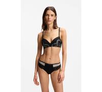BOSS Slip a vita bassa in pizzo e rete - Style HIPSTER_AURORA, 50566453 Nero M