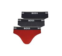 BOSS Slip BRIEF 3P POWER 3er Pkg open red rosso scuro | M