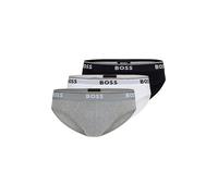 BOSS Slip confezione da 3 bianco nero | M