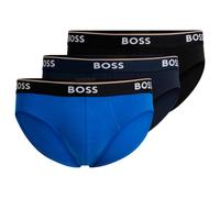 Boss - Brief 3P Power - - Underwear - Uomo - Blu - M