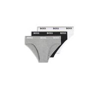 BOSS Slip in cotone elasticizzato in confezione da tre - Style Brief 3P Power, 50475273 Bianco / Grigio / Nero XL