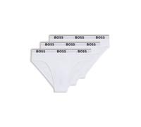 BOSS Slip in cotone elasticizzato in confezione da tre - Style Brief 3P Power, 50475273 Bianco S