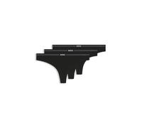 BOSS Slip in cotone elasticizzato - Style 3P THONG, 50510030 Nero XS