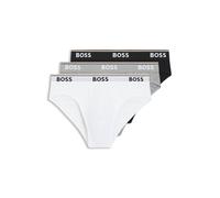 BOSS Slip in cotone elasticizzato - Style Brief 3P Power, 50475273 Bianco / Grigio / Nero M