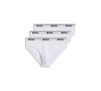 BOSS Slip in cotone elasticizzato - Style Brief 3P Power, 50475273 Bianco L