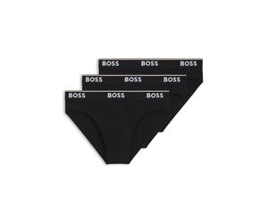 BOSS Slip in cotone elasticizzato - Style Brief 3P Power, 50475273 Nero XS
