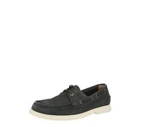 BOSS Scarpe da barca in pelle scamosciata con suola a contrasto - Style Sienne_Boat_sd, 50563130 Grigio scuro 46