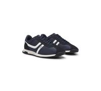 BOSS Sneakers con logo e rifiniture in similpelle scamosciata - Style Zayn_Lowp_nymi, 50562818 Blu scuro 44