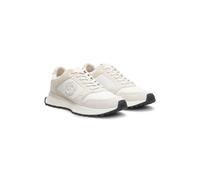 BOSS Sneakers con rifiniture in pelle scamosciata e monogramma Double B - Style Jonah_Runn_sdmeBB, 50564185 Bianco 42