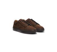 BOSS Sneakers Gary in pelle scamosciata con sistema di lacci elastici - Style GaryTenn_sdhdel, 50534292 Marrone scuro 43