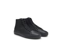 BOSS Sneakers high-top in similpelle con lavorazione martellata - Style Aiden_Hito_sgrpu, 50552847 Nero 42